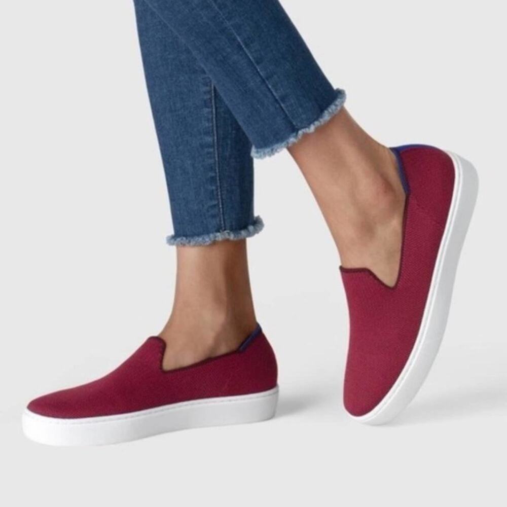Rothy’s garnets Red size 10 slip on woman's sneakers